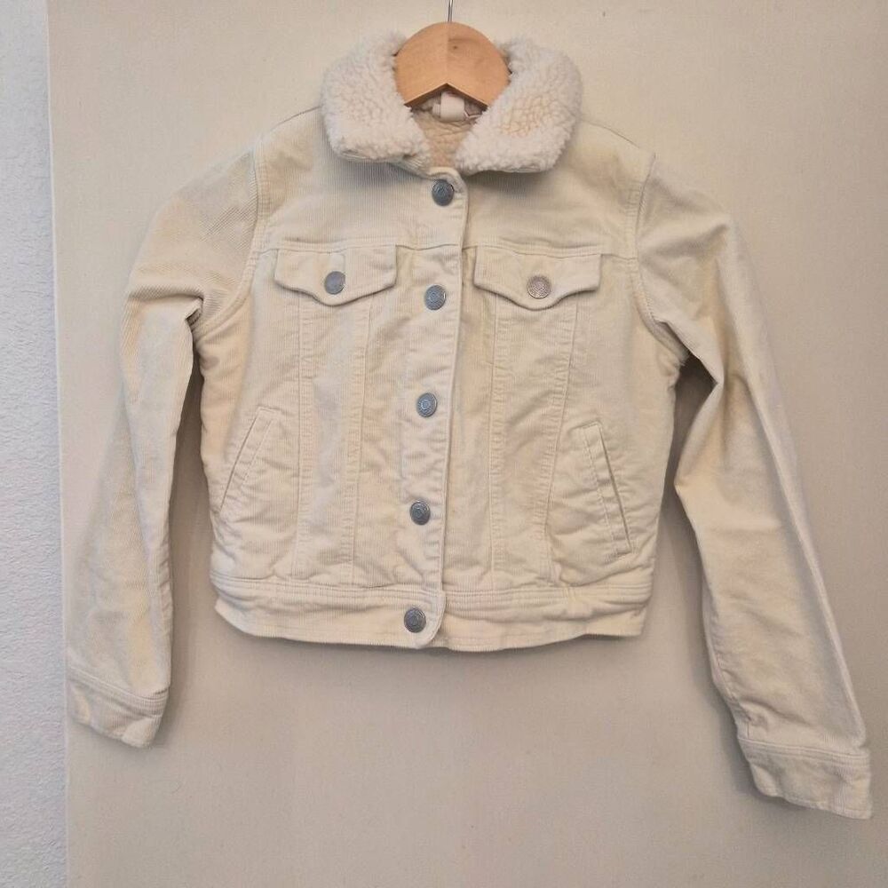 Cat & Jack Corduroy Fleece-lined Jacket: M 7/8